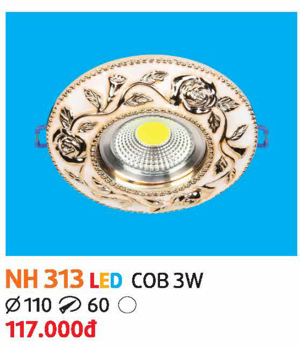 Đèn LED âm trần NH313