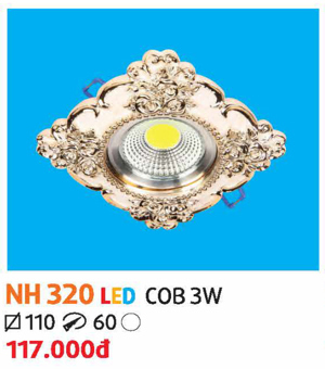 Đèn LED âm trần NH320