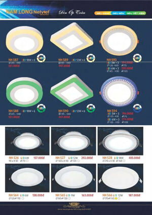 Đèn LED âm trần NH526 LED 6W