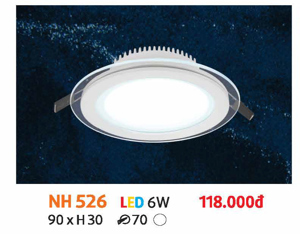 Đèn LED âm trần NH526 LED 6W