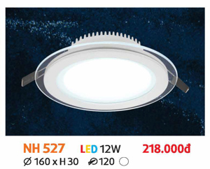 Đèn LED âm trần NH527 LED 12W
