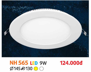 Đèn LED âm trần NH565 LED 9W