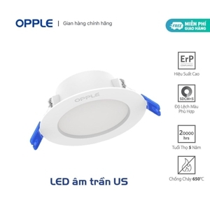 Đèn Led âm trần Opple R125-9W