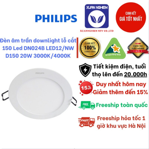 Đèn Led âm trần Philips DN024B 20W