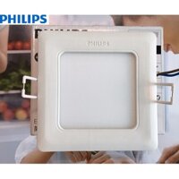 Đèn led âm trần PHILIPS Marcasite 59526 9w vuông D100 ánh sáng 6500K/4000K/3000K