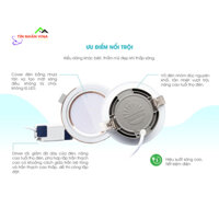 Đèn Led âm trần Rạng Đông Downlight đổi màu AT20 với 3 màu chính hãng chất lượng cao