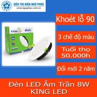 Đèn LED Âm Trần Ruby 8W Đổi Màu (DL-8SS-T120-DM) Kingled