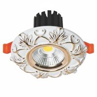 Đèn LED Âm Trần Tân Cổ Điển Puly Cao Cấp 10W AFC 02T Ø70