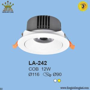 Đèn led âm trần thạch cao LA-242 - 12W