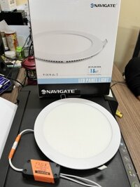 Đèn Led Âm Trần Tròn Navigate 18W
