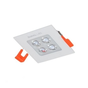 Đèn Led âm trần vuông âm trần chiếu điểm DFC0103