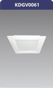 Đèn led âm trần vuông cao cấp 6w KDGV0061