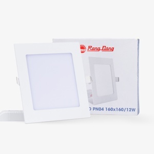Đèn led âm trần vuông D PN04 160×160 12W