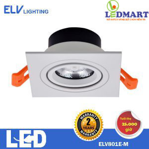 Đèn led âm trần ELV ELV801E-M - 12W
