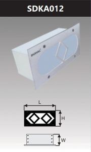 Đèn led âm tường 5w SDKA012