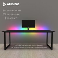 Đèn led Ambino dán cạnh bàn 1m2 – Bộ đèn led dán cạnh bàn Ambino Edge kết nối đơn giản qua USB, led ambilight nháy theo nhạc chính hãng bảo hành 12 tháng