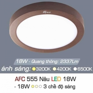 Đèn Led Anfaco AFC 555 - 18W, 3 chế độ sáng
