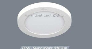 Đèn Led Anfaco AFC 555 - 22W, 3 chế độ sáng