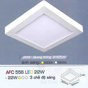 Đèn Led Anfaco AFC 556 - 22W, 3 chế độ sáng