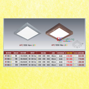 Đèn Led Anfaco AFC 556 - 6W, 3 chế độ sáng