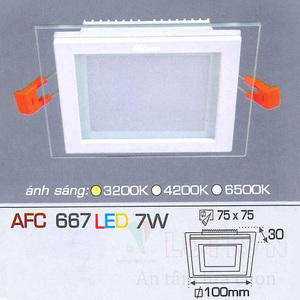 Đèn led Anfaco AFC667 7W