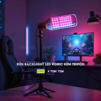 Đèn LED backlight RGB cho studio với chân tripod cao 2m1