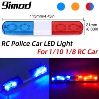 Đèn LED Báo Động Đa Năng Cho Xe Cảnh Sát Điều Khiển Từ Xa 1 / 10 1 / 8 HSP Kyosho Traxxas