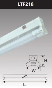 Đèn led batten T8 2x18w LTF218