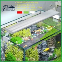 Đèn LED bể cá đổi 3 màu 20-80 cm bể thủy sinh Đèn LED siêu sáng siêu mỏng dày 1cm