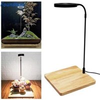 Đèn LED bể cá FOUNDTWO, Đèn LED có bảng gỗ Đèn lấp đầy cây hồ cá, Đèn Phyto thực tế chạy bằng USB 10W Đèn LED phát triển trong nhà chống nước Bể cá