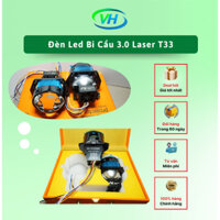 Đèn Led Bi Cầu 3.0 Laser T33 Dành Cho Oto Xe Máy 2024 80w