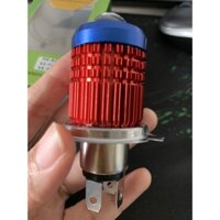 Đèn led bi cầu BMA cos vàng pha trắng chân H4