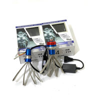 Đèn Led Bi Cầu BMA Z4 2 Màu Chân M5-H4 Siêu Sáng Cos Vàng - Pha Trắng