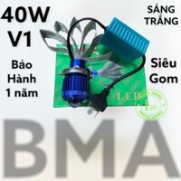 đèn led bi cầu h4 BMA-DPL-V1,đèn led cos vàng pha trắng chính hãng siêu sáng bảo hành 1 năm gắn pha xe máy Thanh Khang