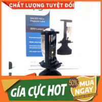 Đèn Led Bi Cầu  Siêu Sáng Mini T9 Bản thời thượng 2023 Chân H4, Lắp Xe Máy, xe đạp điện Điện bh 2 Năm