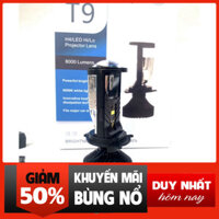 Đèn Led Bi Cầu  Siêu Sáng Mini T9 Bản thời thượng 2023 Chân H4, Lắp Xe Máy, xe đạp điện Điện Bảo Hành 2 Năm