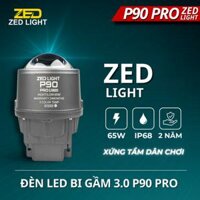 Đèn LED Bi Gầm P90 Pro - ZED LIGHT #NEW 2025 3 Gam Màu : Vàng 3000K - Vàng Nắng 4300K - Trắng 6000K Có Tâm Trợ Pha Laser Chiếu Cực Xa Trên 200m