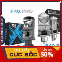 Đèn Led Bi Mini F40 PRO NEW 2024 - F40B Mạch Đồng, Lõi 5 Sợi, Khe giảm nhiệt Bảo hành hai năm [MeTro]