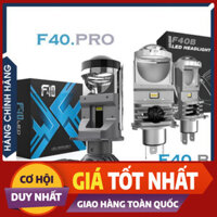 Đèn Led Bi Mini F40 PRO NEW 2024 - F40B Mạch Đồng, Lõi 5 Sợi, Khe giảm nhiệt BH hai năm [MeTro]
