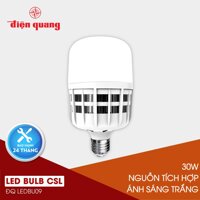 Đèn LED bulb công suất lớn Điện Quang ĐQ LEDBU09 30765 khả năng chiếu sáng cao tiết kiệm điện năng (30W daylight nguồn tích hợp) [bonus]