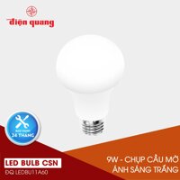 Đèn LED Bulb Điện Quang ĐQ LEDBU11A60 09765 V02 (9W daylight chụp cầu mờ) [bonus]