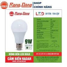 Đèn led bulb Rạng Đông LED A60N3/9W