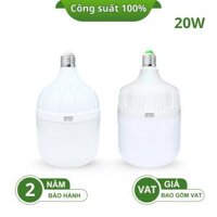 ĐÈN LED BULB TRỤ THÂN NHỰA T80-20W-T/V