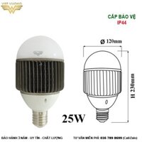 ĐÈN LED BULD CÔNG NGHIỆP 25W. ĐÈN LED ĐUI XOÁY CÔNG NGHIỆP 25W