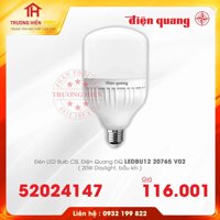 ĐÈN LED BULD ĐIỆN QUANG CÔNG SUẤT LỚN ĐQ LEDBU12 20765 V02 20W