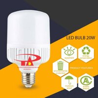 Đèn led búp trụ 5W - Bóng đèn led bulb 5W - 20W-Vàng