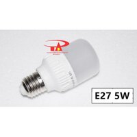 Đèn led búp trụ 5W - Bóng đèn led bulb 5W - 40W-Vàng