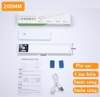 Đèn LED Cảm Biến Chuyển Động Nhiều Kích Cỡ, Cảm Ứng Hồng Ngoại 3 Chế Độ - 12cm - Vàng