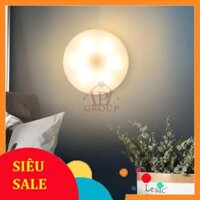 Đèn led cảm ứng 6 bóng, đèn sạc pin tích điện tháo lắp dễ dàng