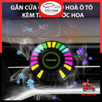 Đèn led cảm ứng âm thanh, nhấp nháy theo nhạc kèm tinh dầu gắn cửa gió điều hòa ÔTCVN